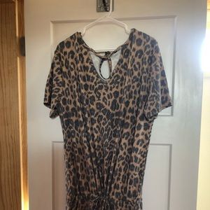 Crazy Train Leopard Print Jumper